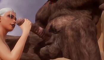 Hentai monsters and 3D animals porn
