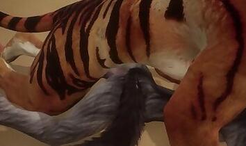 Anime XXX hentai with 3d monsters and animals